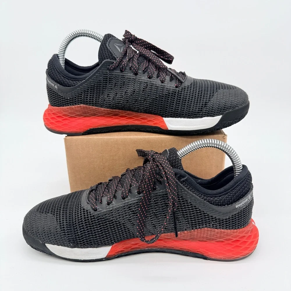Reebok CrossFit Nano 8 Flexweave Black Red Training Shoes Womens‎ Size 5